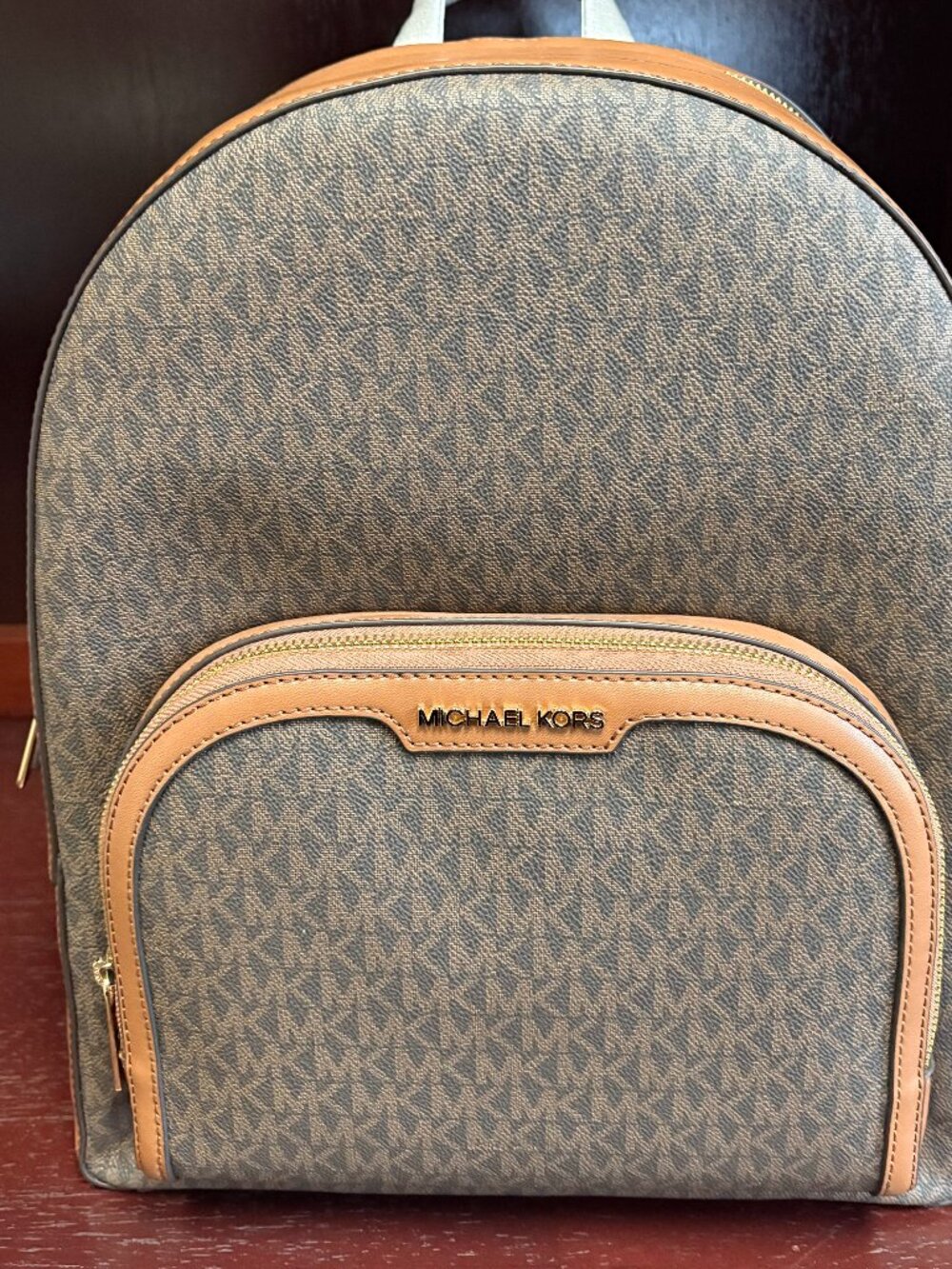 Michael Kors Jaycee Large Backpack – NWT – Brown MK Signature – $558 Retail